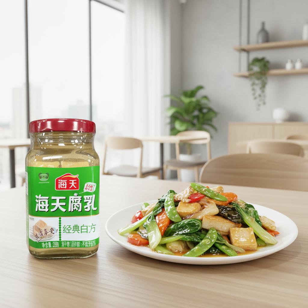 Tofu Fermentado Branco Haitan 288g - 海天腐乳