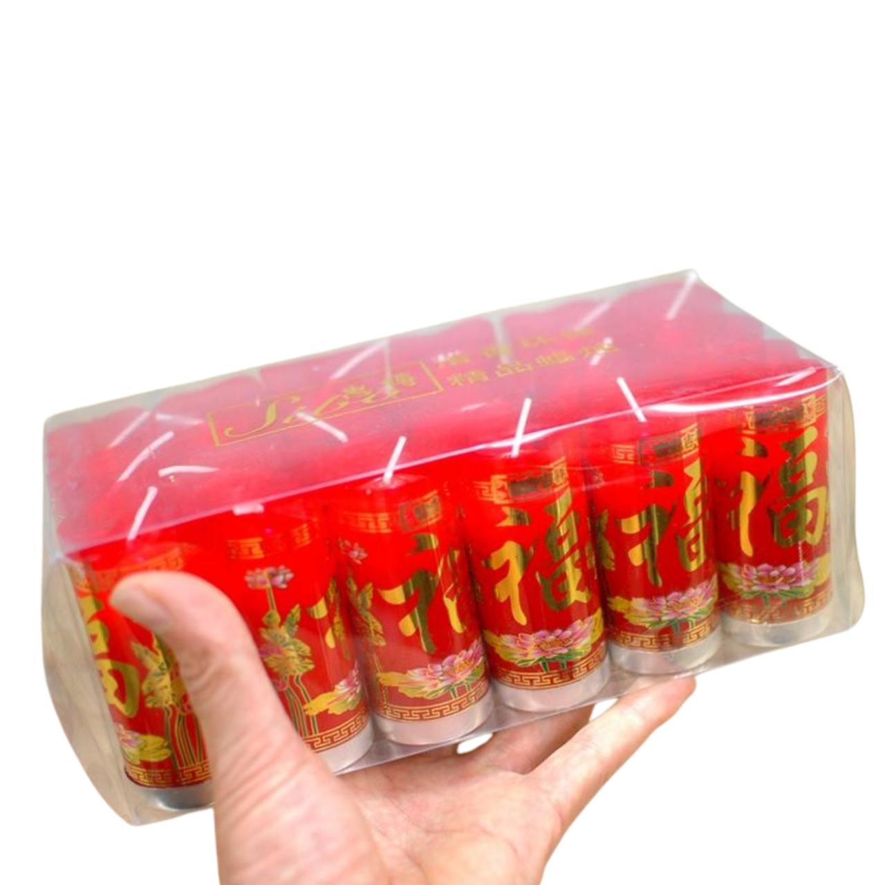 Velas vermelhas para adoração 18un