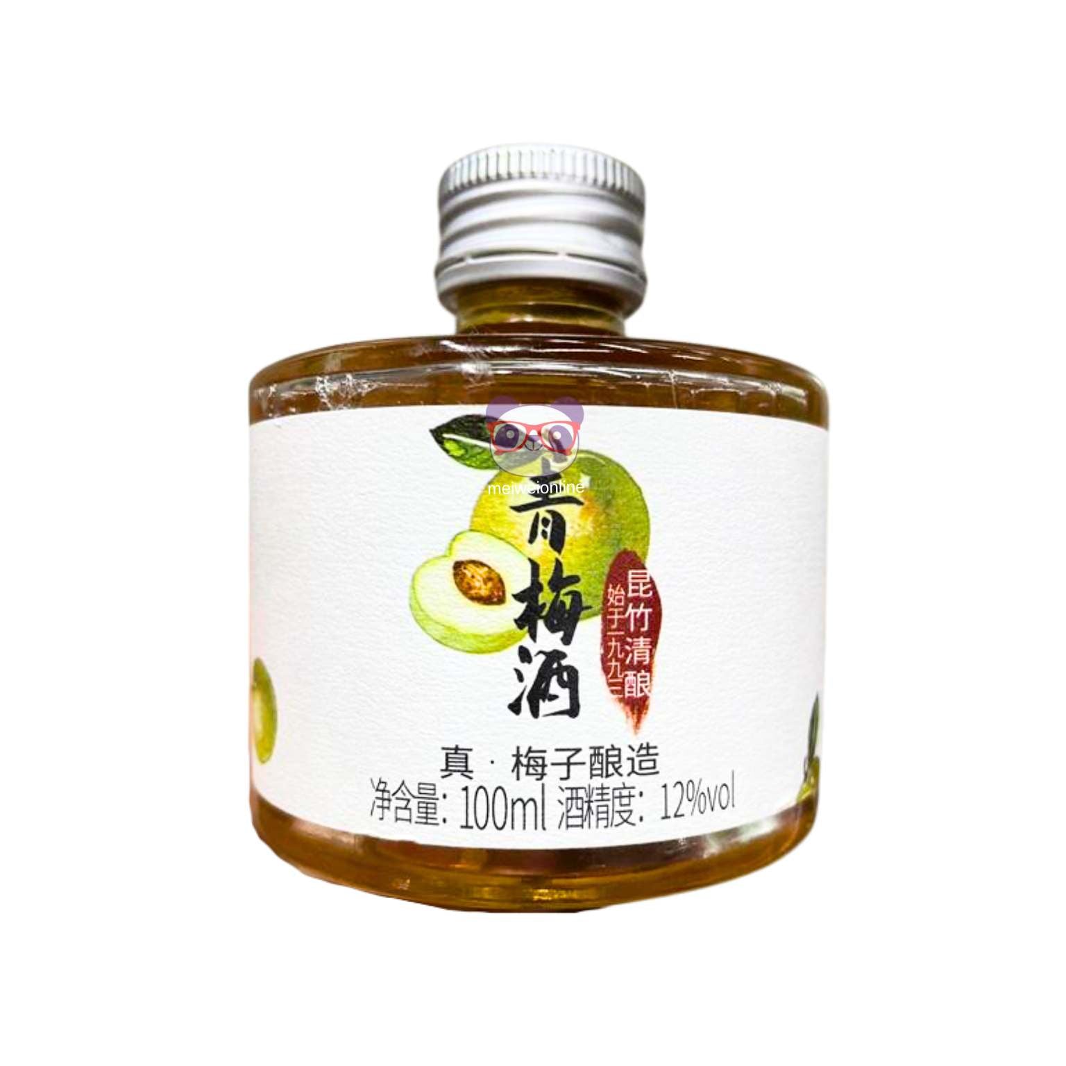 Vinho de ameixa verde 12% - Kunzhu 100ml