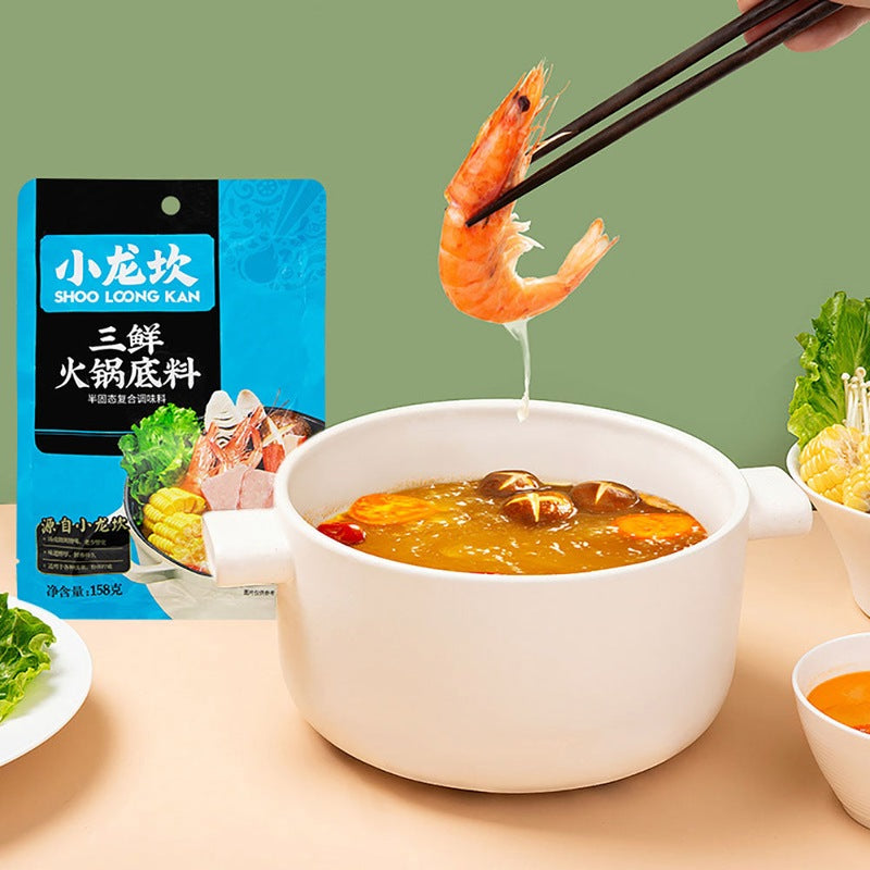 Base de hot pot sabor frutos do mar - Shoo Loong Kan 158g