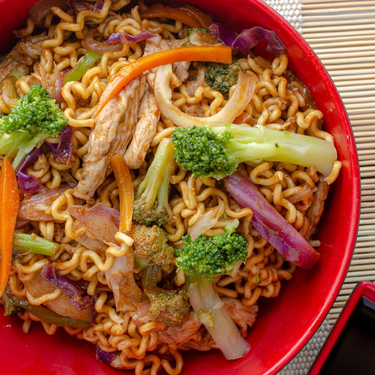 Macarrão de trigo sabor costela suína - Mailaoda 900g