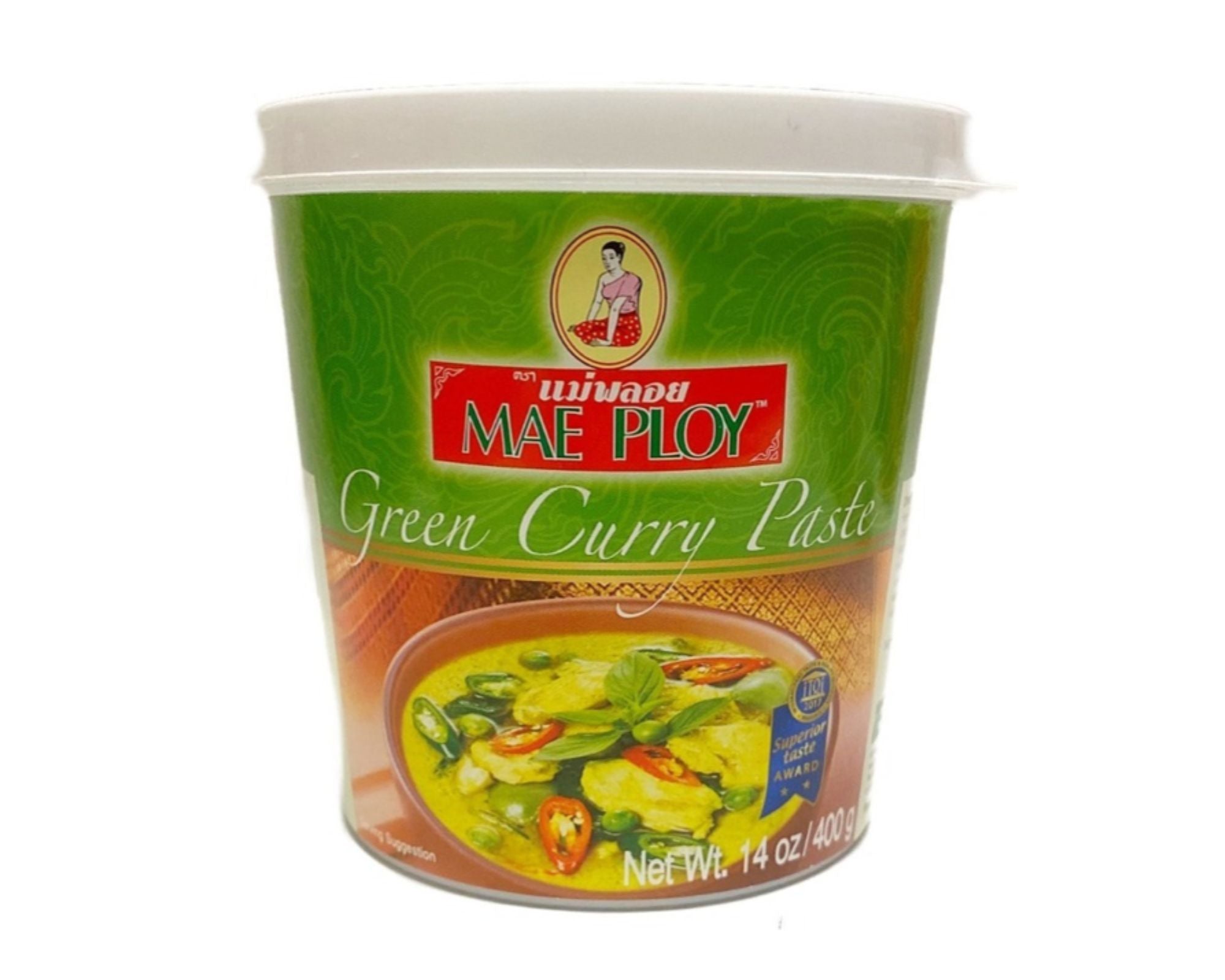 Pasta de Curry verde (Green Curry Paste) - Mae Ploy 400g