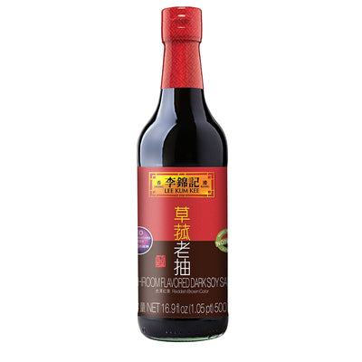 Molho Shoyu Soja Dark C/ Cogumelo Lee Kum Kee - 500ml - Mei Wei