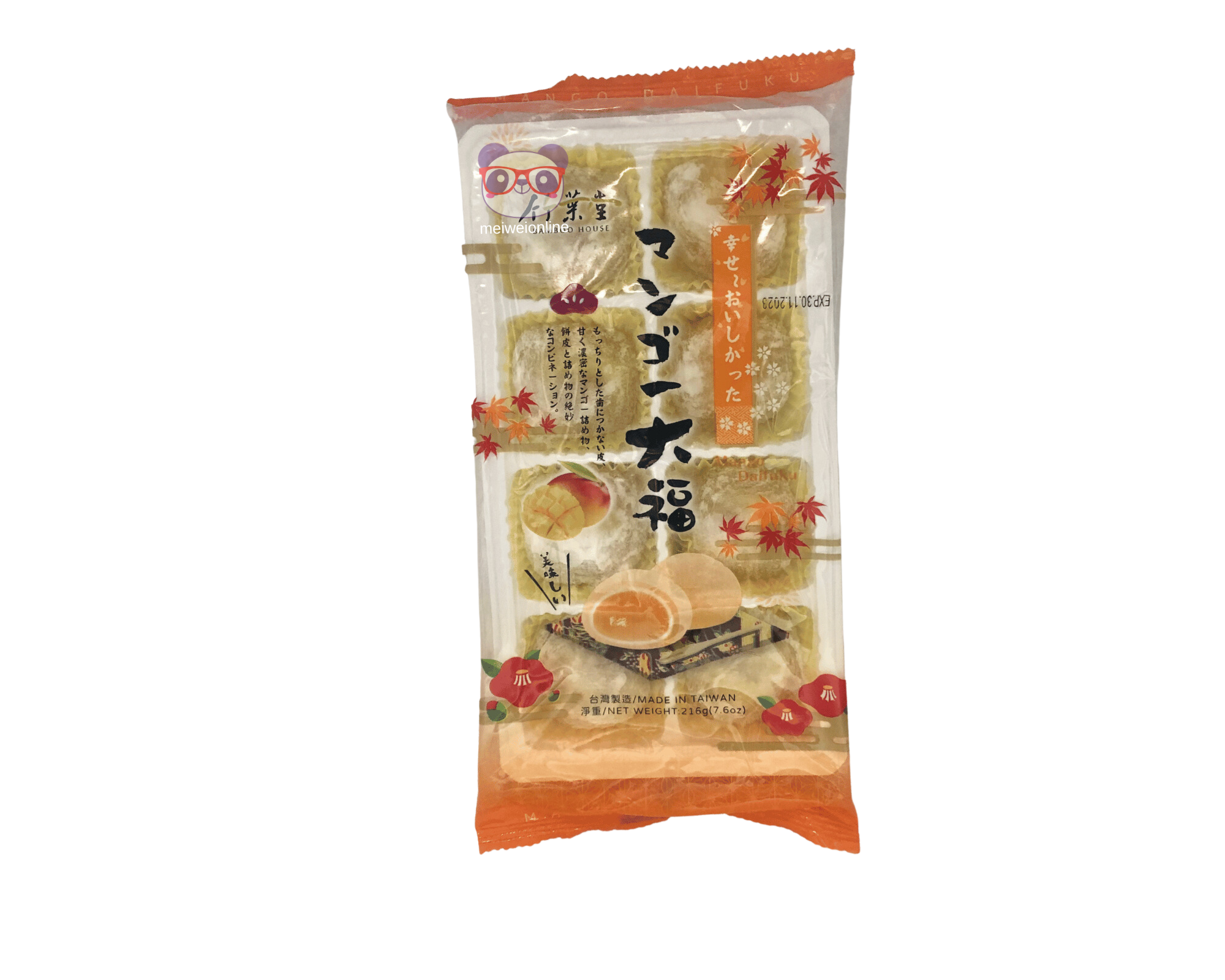 Mochi recheado sabor manga - Bamboo House 216g