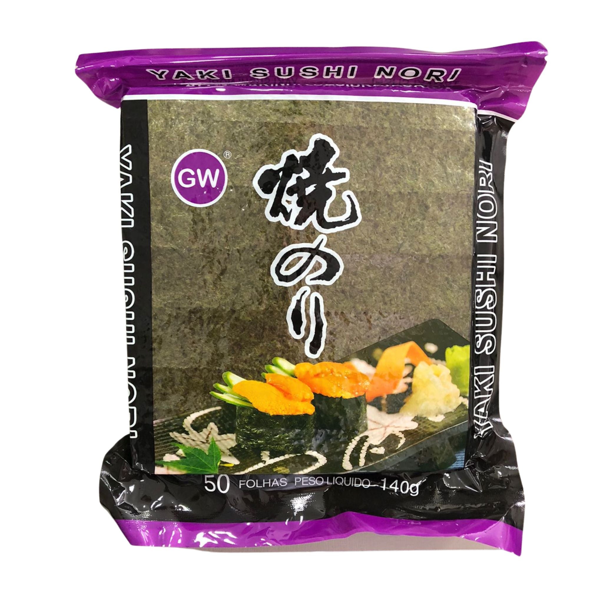Alga Marinha Desidratada 140g - GW - 50 folhas - Mei Wei