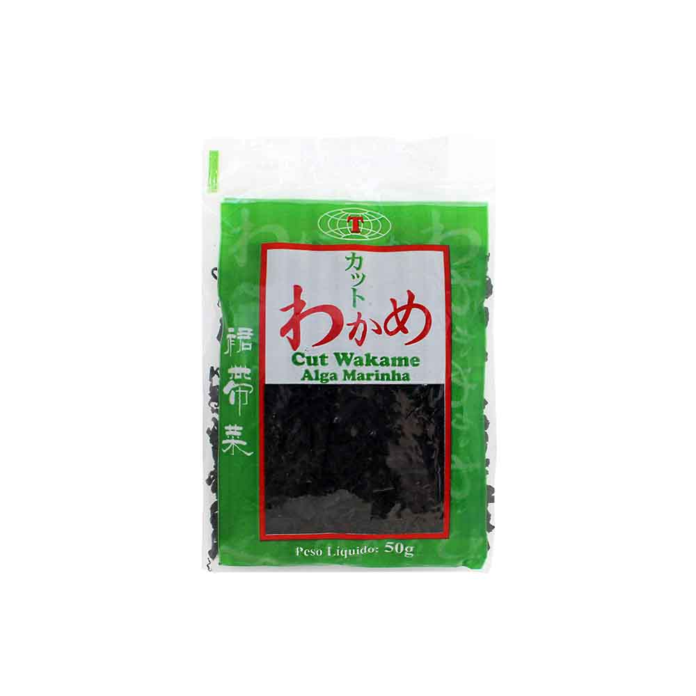 Alga Marinha Desidratada Cut Wakame 50g - Mei Wei