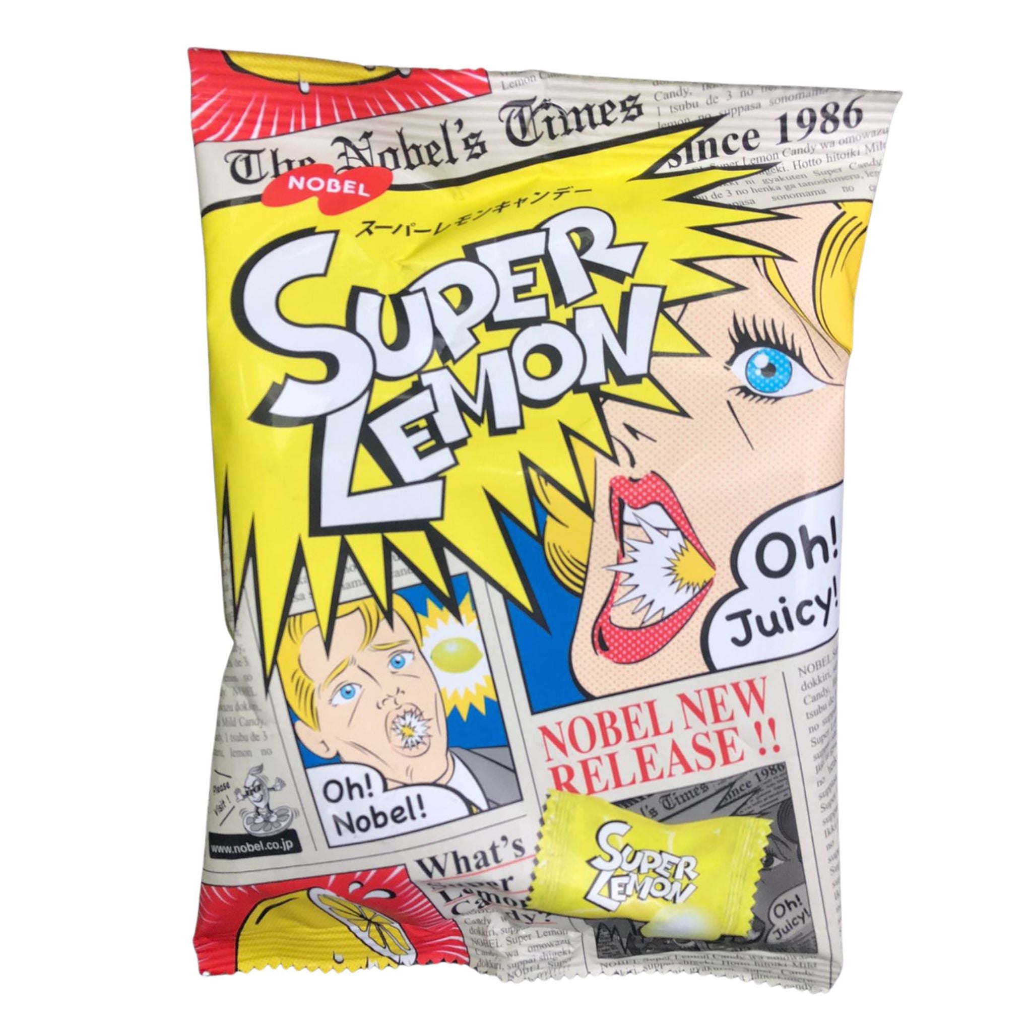 Bala Japonesa azeda super lemon - Nobel 84g