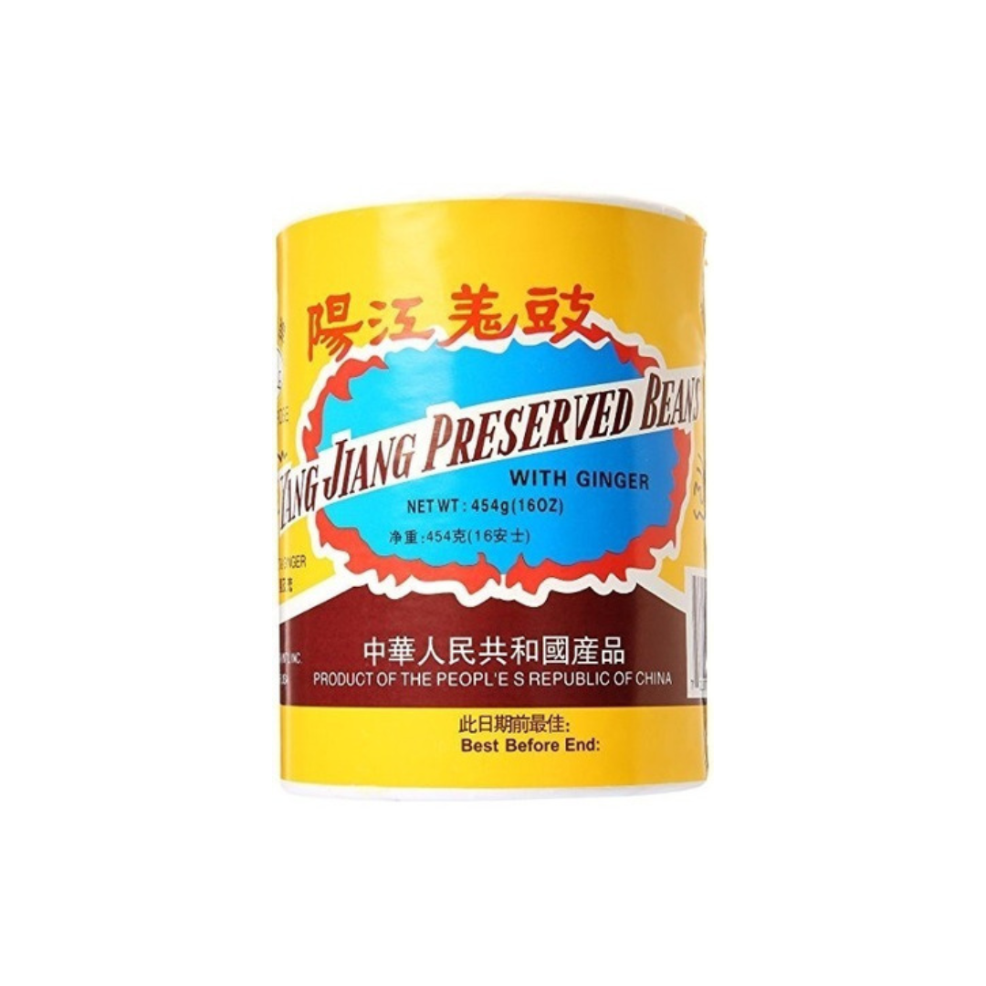 Tauci feijão fermentado conserva com gengibre - Zhongshan 454g