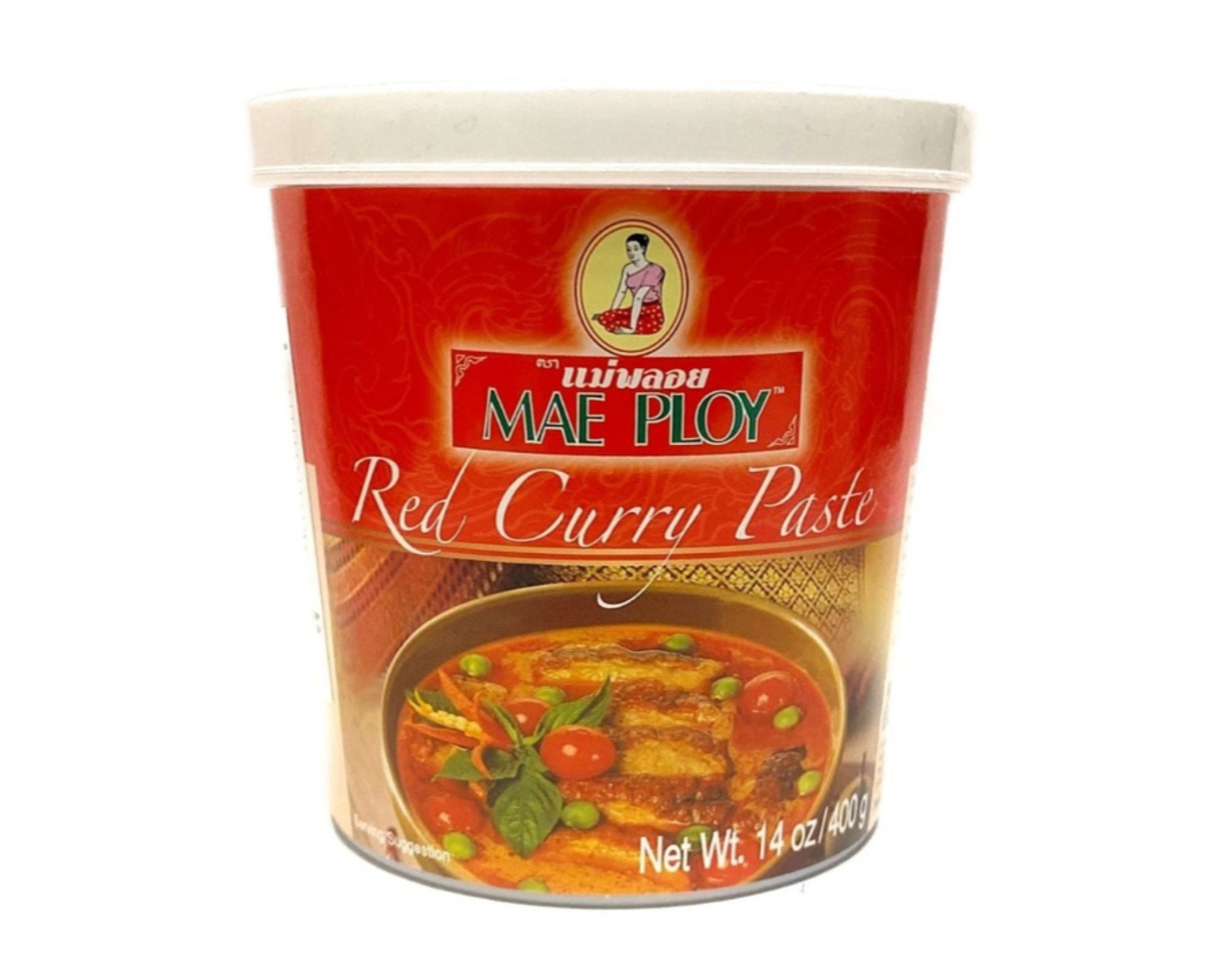 Pasta de Curry Vermelho (Red Curry Paste) - Mae Ploy 400g