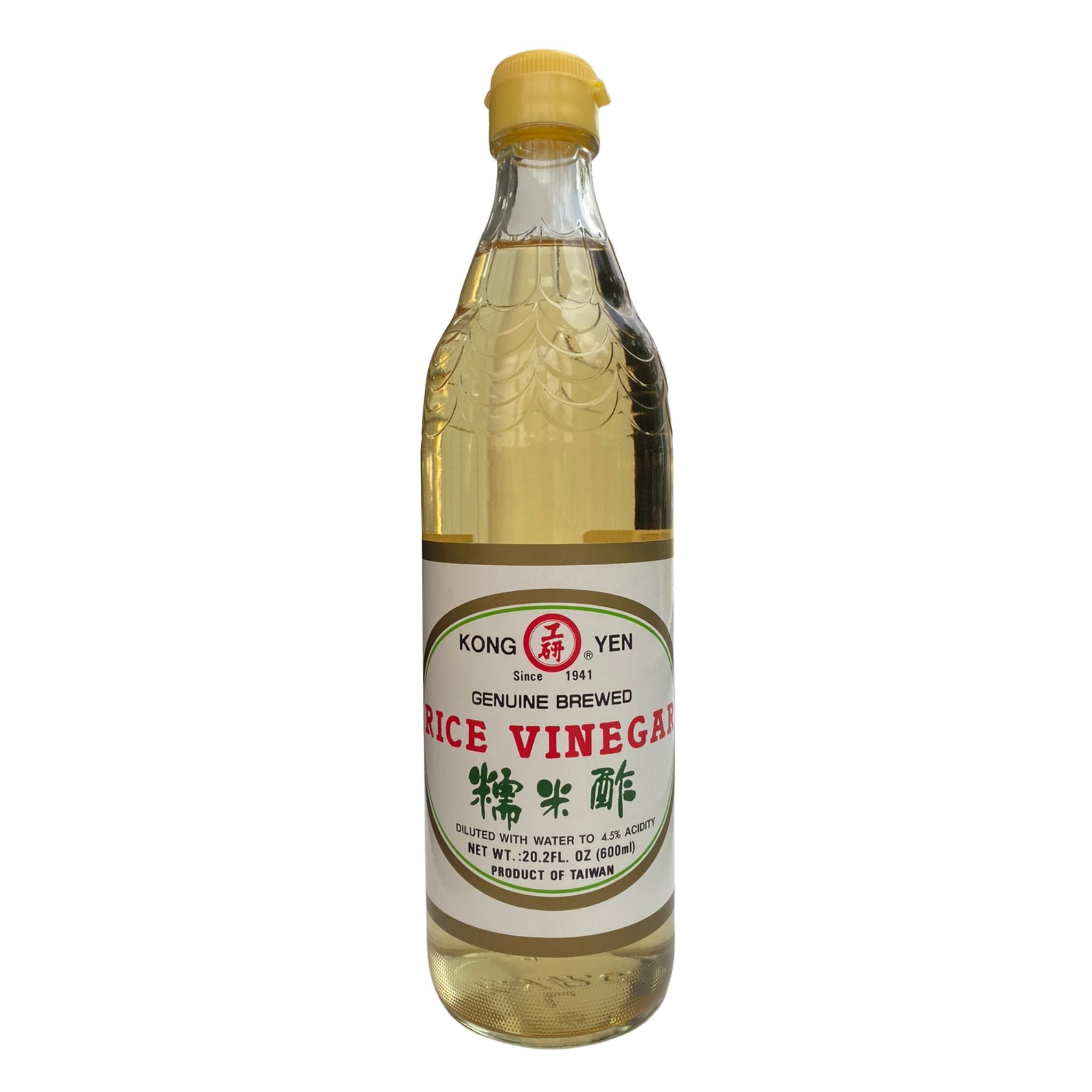 Vinagre de arroz motigome (Rice Vinegar Taiwan) - Kong Yen 600ml