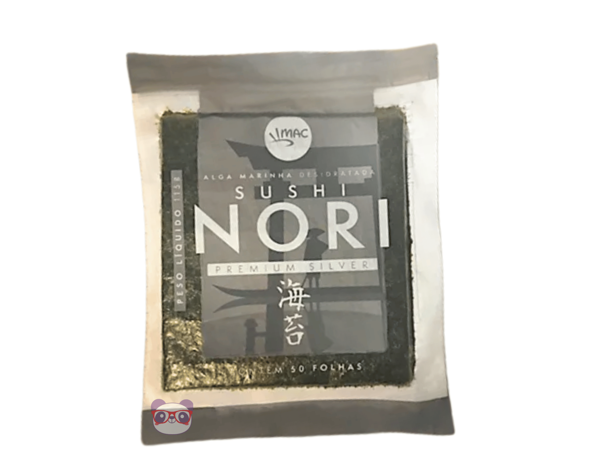 Alga Marinha Nori Premium Silver desidratada 50 folhas - Mac