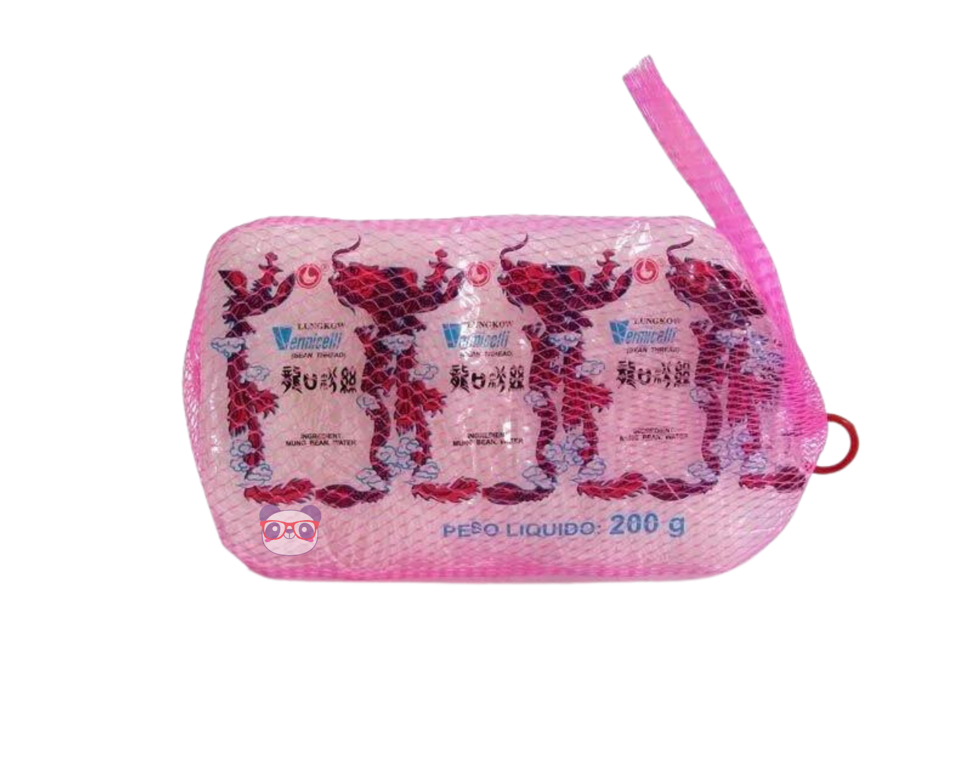 Macarrão De Feijão Harussame Rosa Vermicelli Lungkow - 200g - Mei Wei