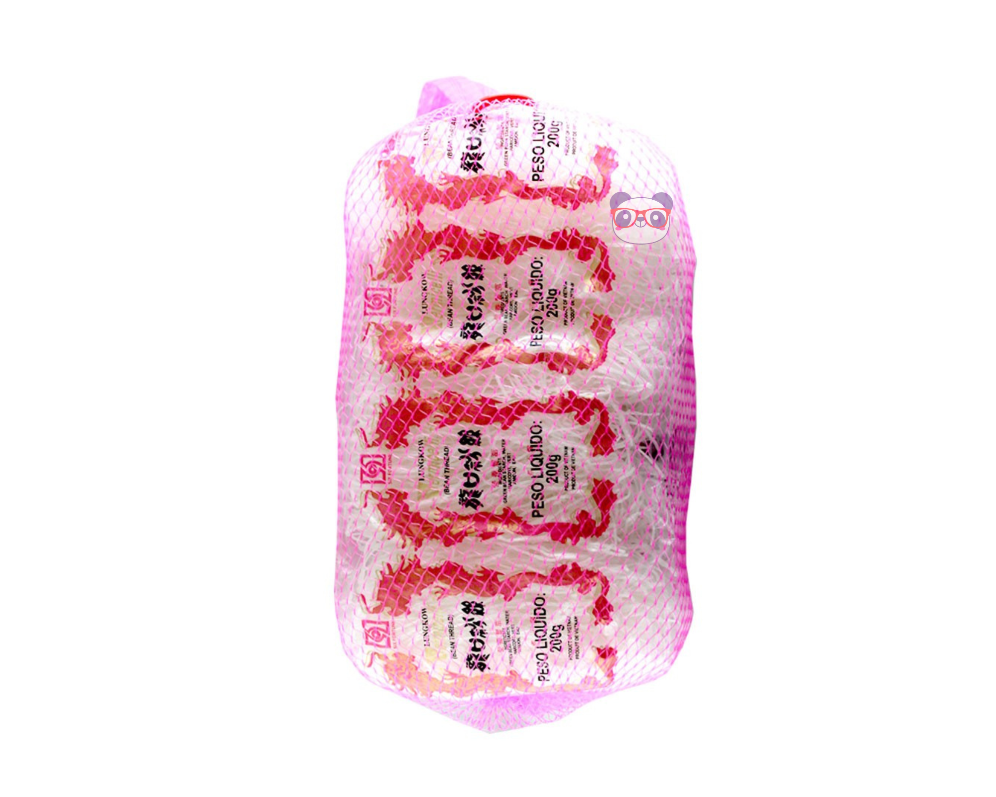 Macarrão De Feijão Harussame Rosa Vermicelli Lungkow - 200g - Mei Wei