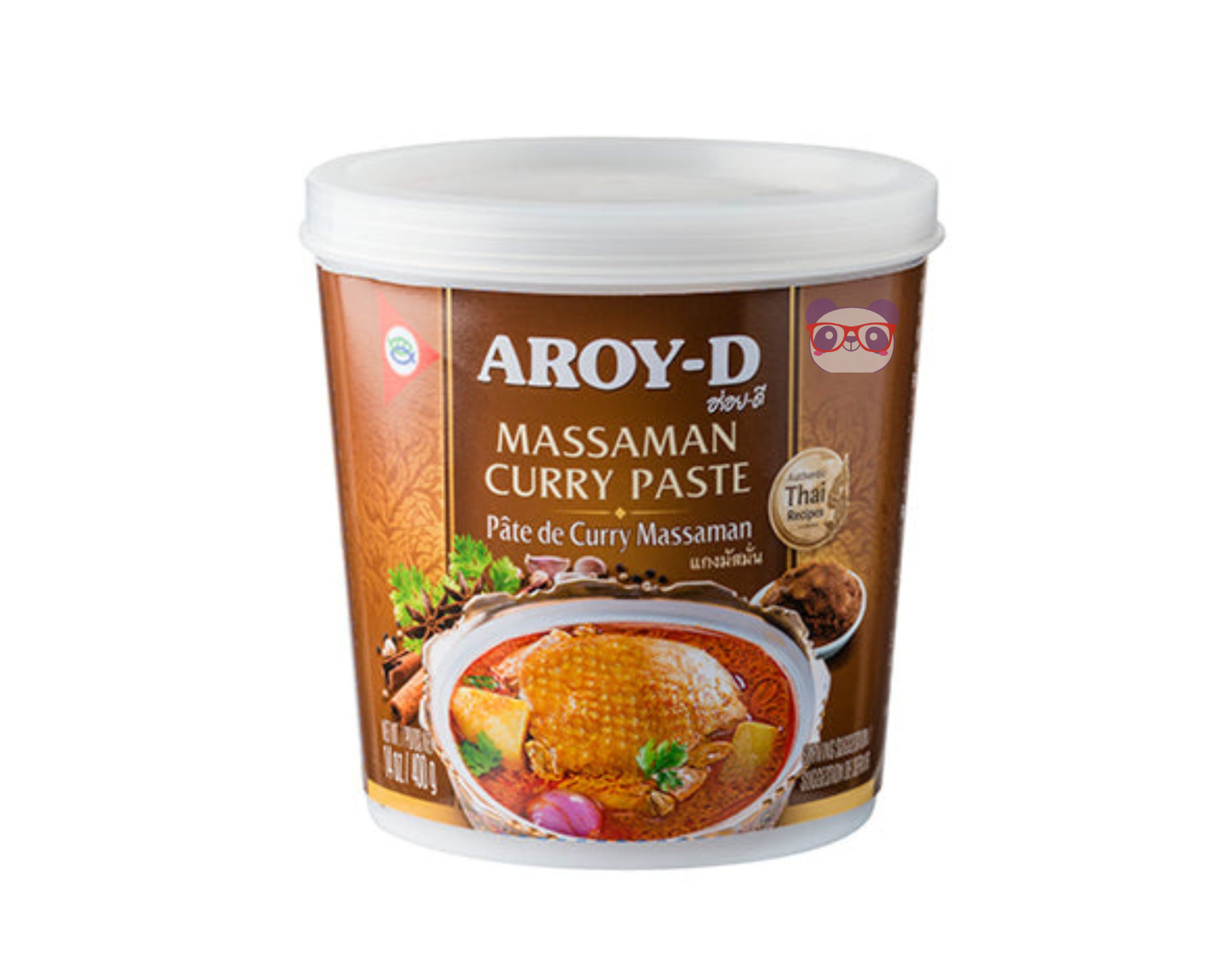 Pasta de Curry Massaman (Massamun Curry Paste) - Aroy D 400g