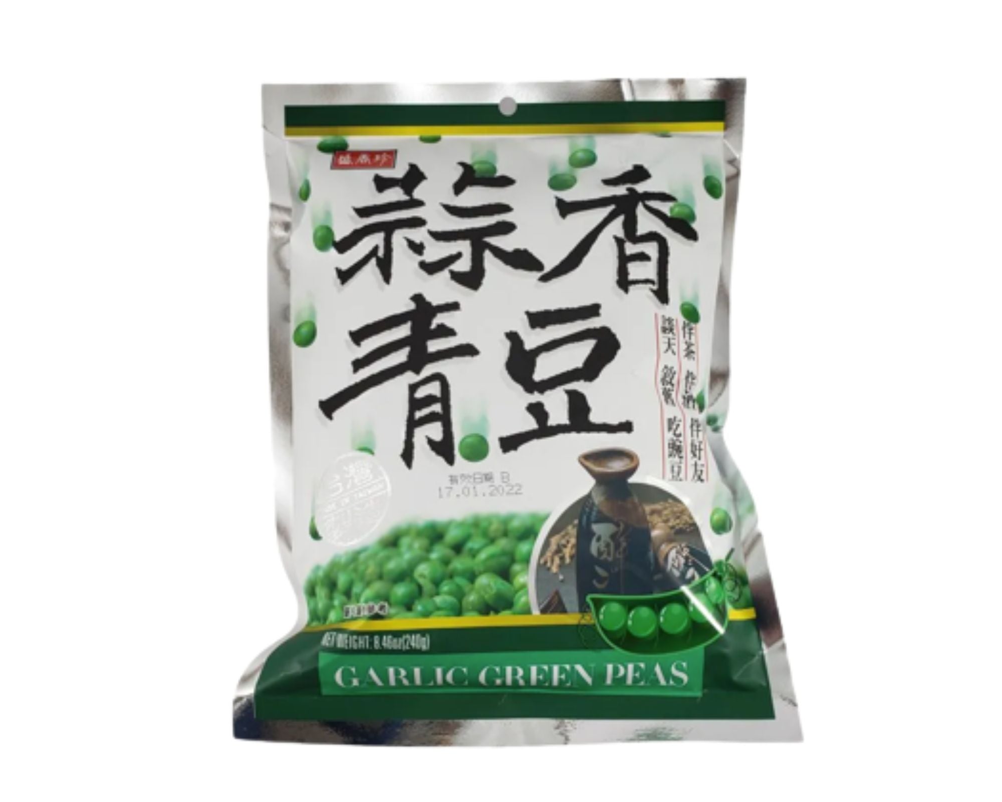 Salgadinho de ervilha com alho e wababi - Triko 240g