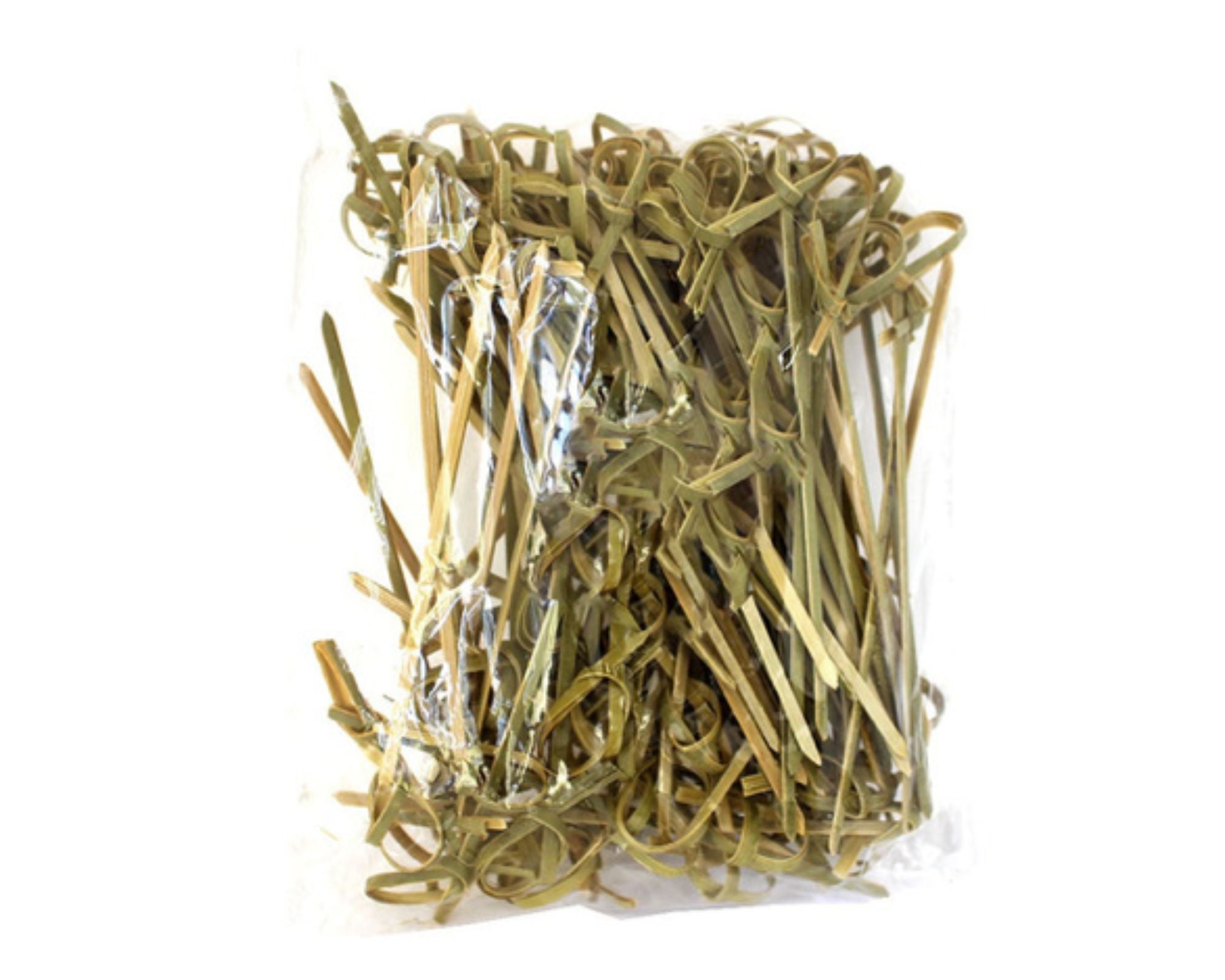 Pacote de 100 Palitinhos De Bambu Com Nó - Mei Wei
