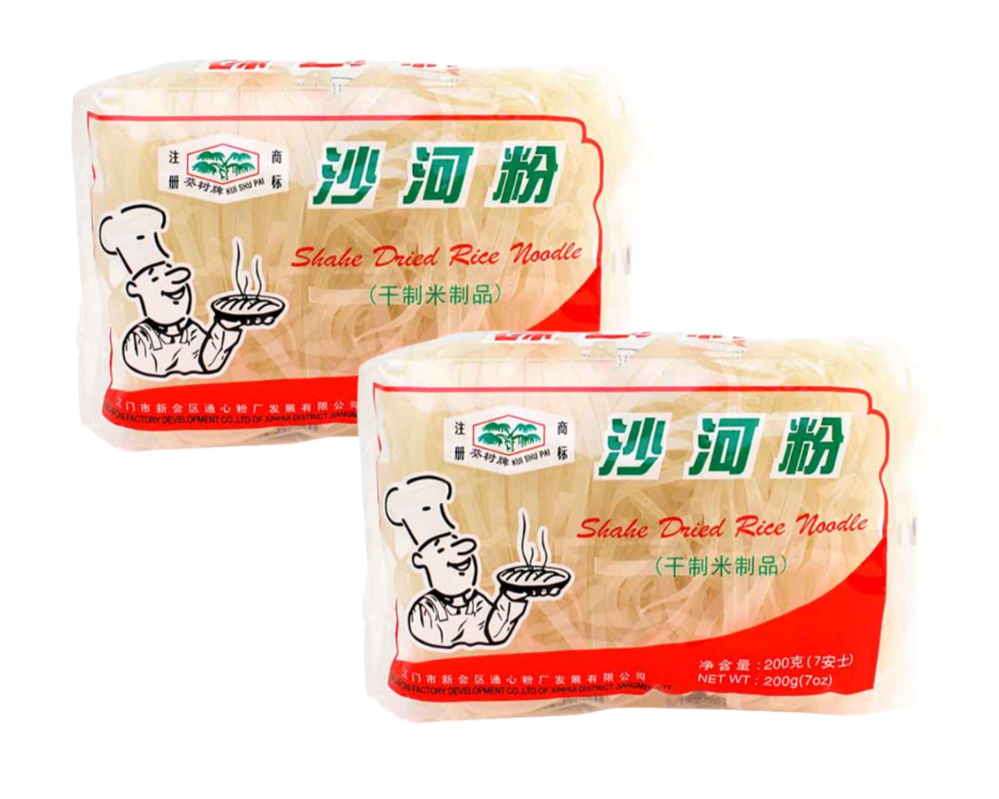 Kit 2 Macarrão de arroz 5mm (Ho Fun) - KuiShuPai 200g