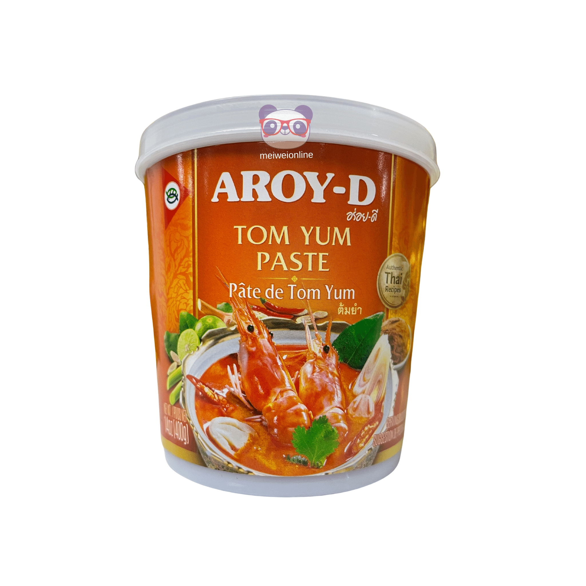 Pasta De Tom Yum Aroy D - 400g - Mei Wei