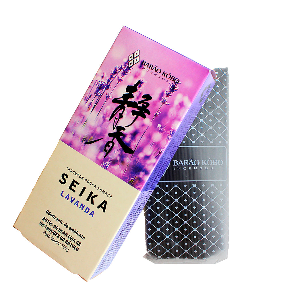 Incenso Seika de Lavanda 210 bastonetes - 100g - Mei Wei