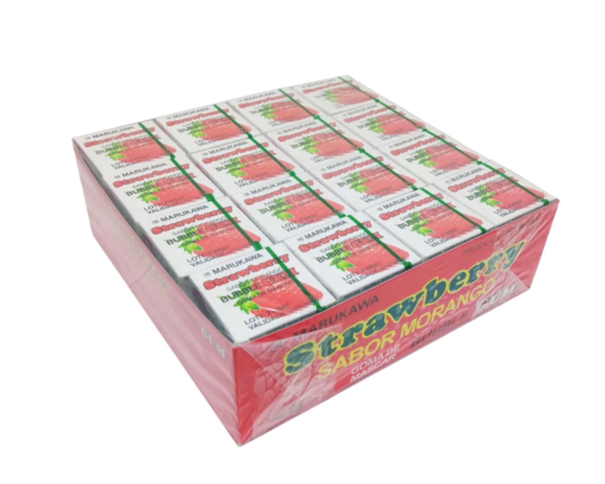 Goma de mascar (chiclete) sabor morango - Marukawa 259g
