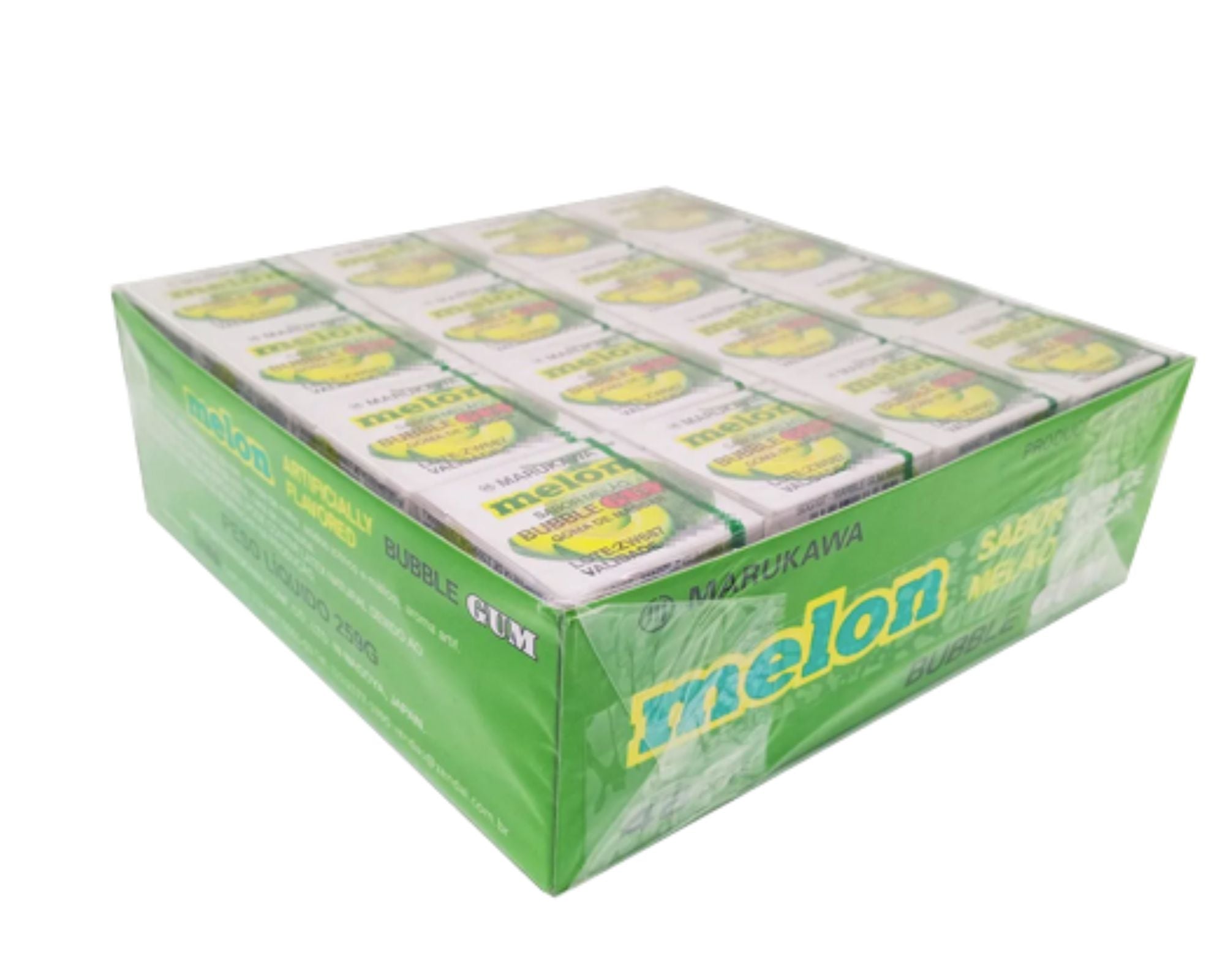 Goma de mascar (chiclete) sabor melão - Marukawa 259g