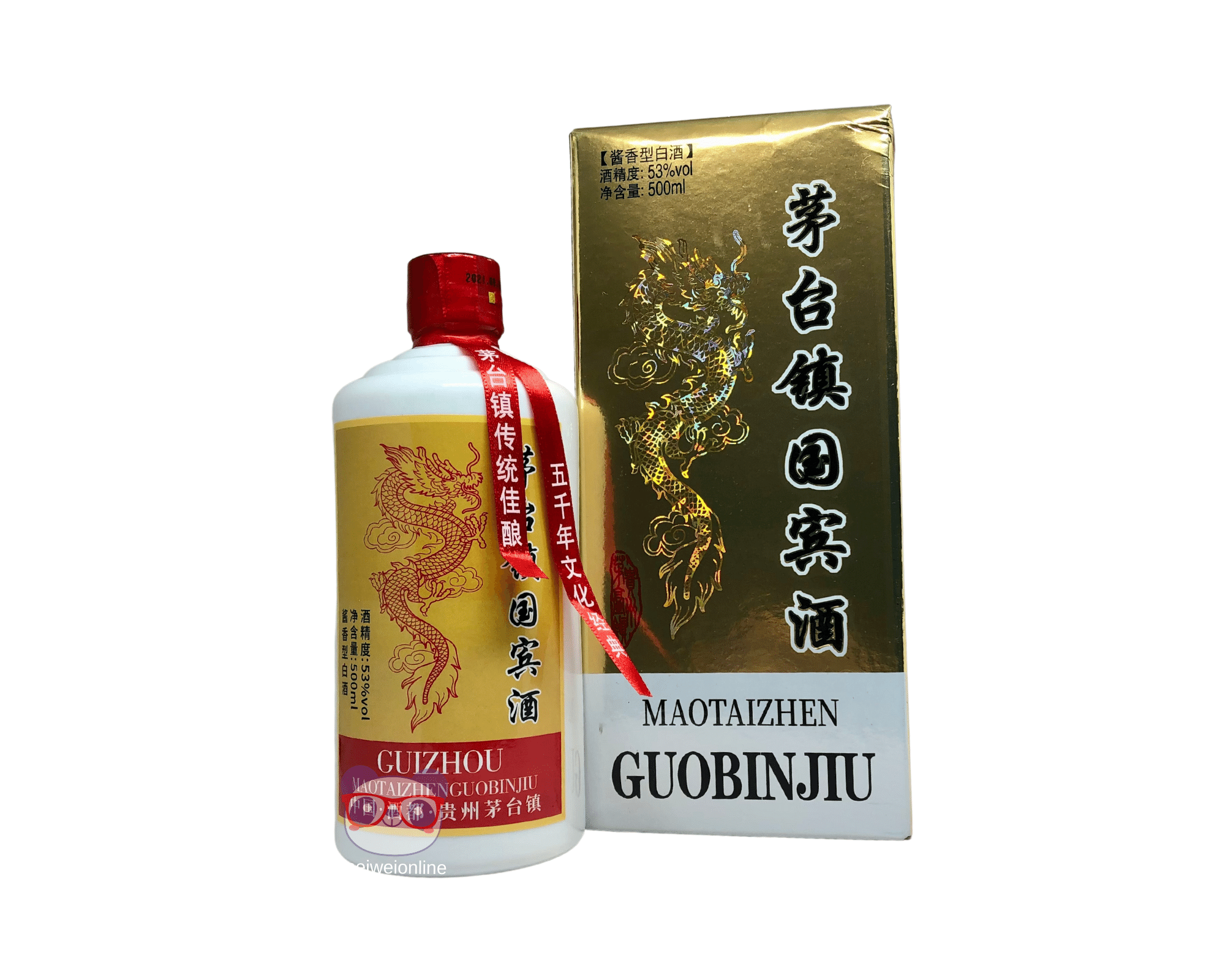 Licor Maotai 53% - Guizhou Mingzhou 500ml