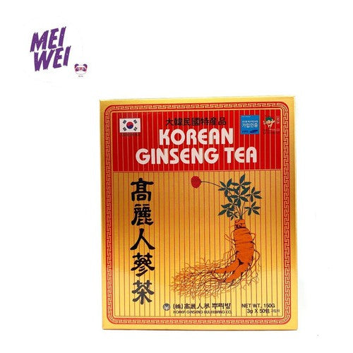 Chá De Ginseng - Korean Ginseng Tea 50 Sachês - Mei Wei