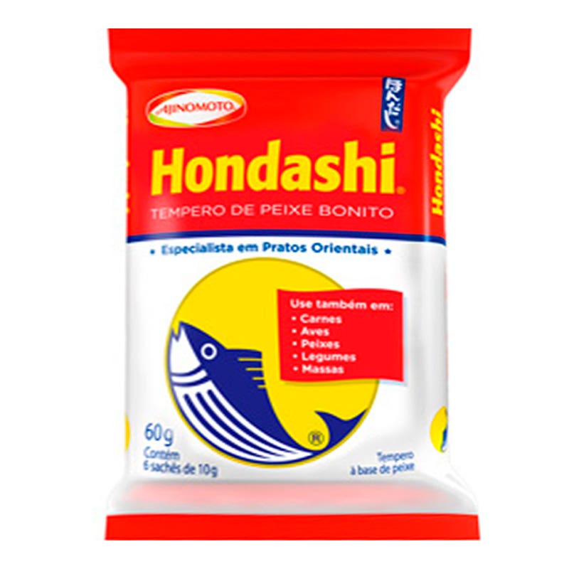 Hondashi (tempero à base de peixe bonito) - Ajinomoto 60g