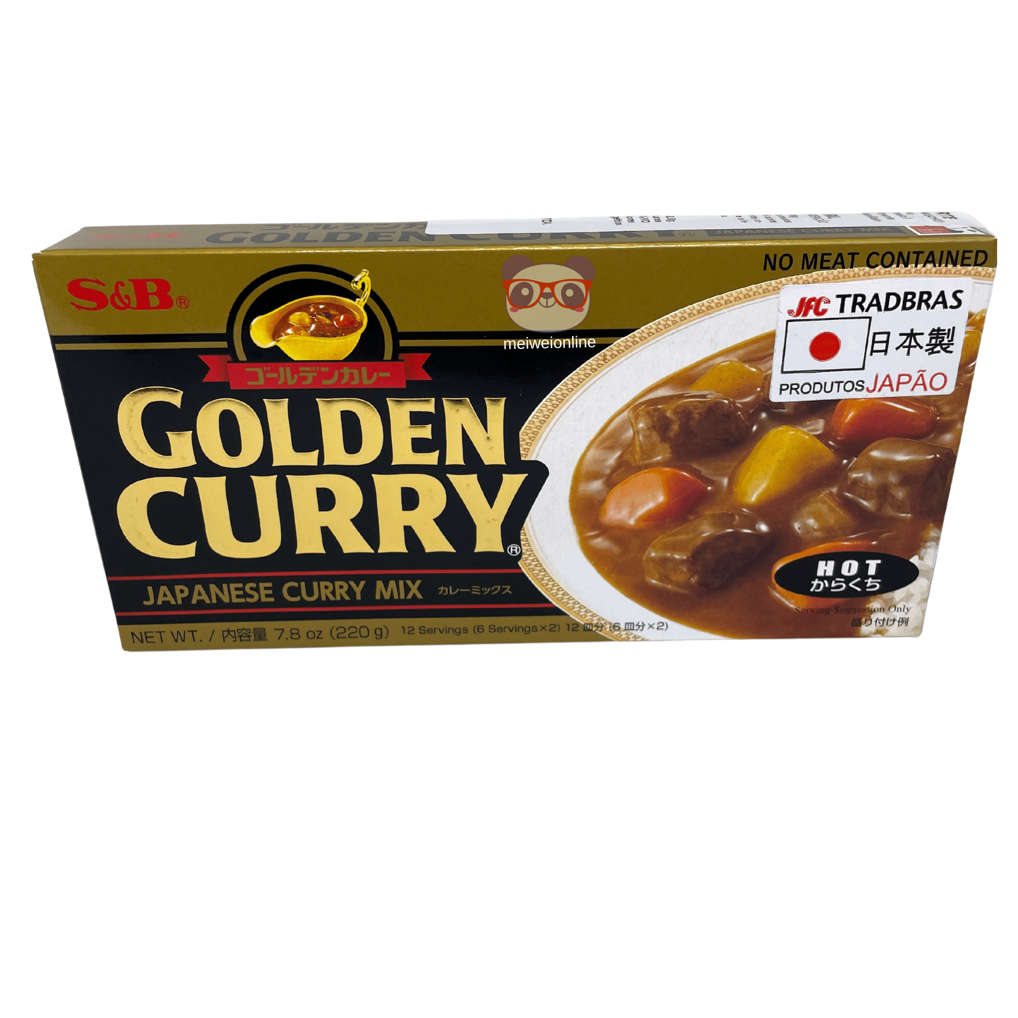 Golden Curry Mix S&B Karakuchi Hot 220g - Mei Wei