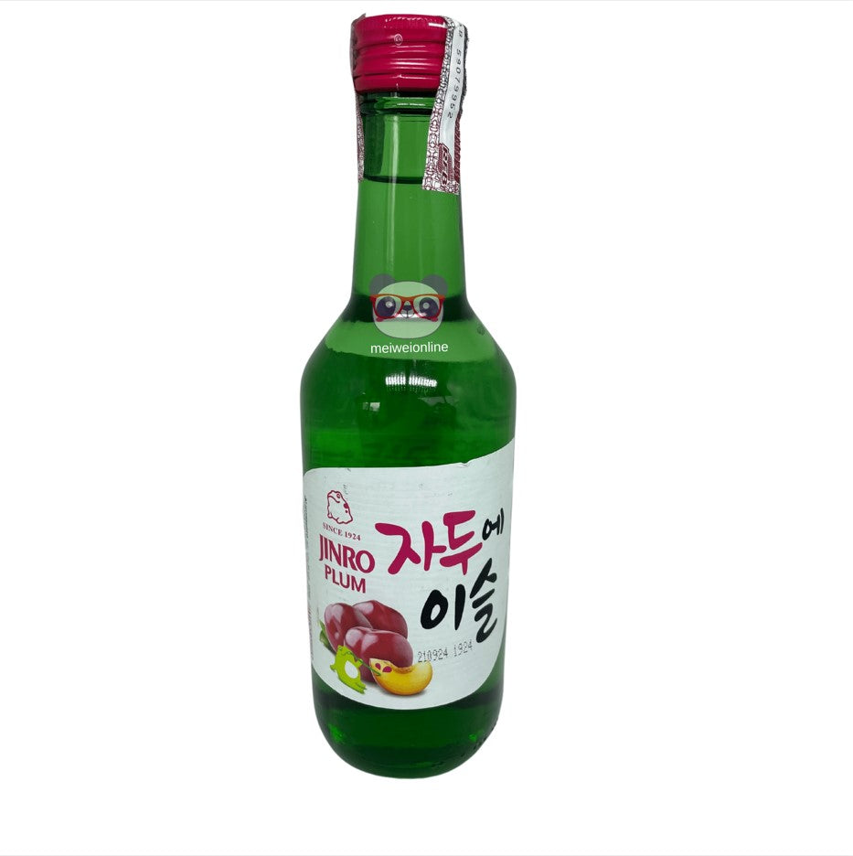 Soju sabor Ameixa - Plum - Jinro 360ML - Mei Wei