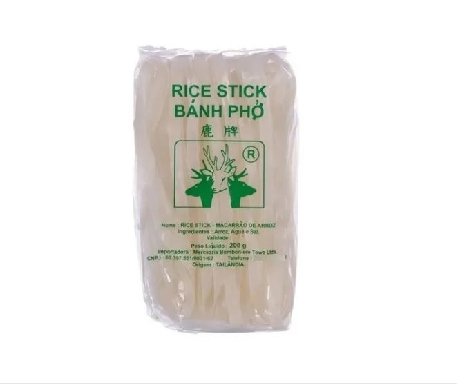 Talharim De Arroz Rice Stick 5mm 200g Bánh Pho - Mei Wei