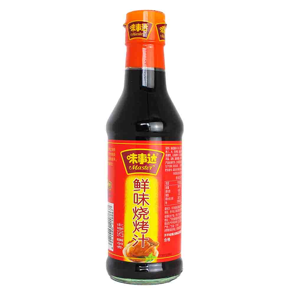 Mei Wei Molho chinês para grelhados Master 味事达 鲜味烧烤汁 garrafa 250ml