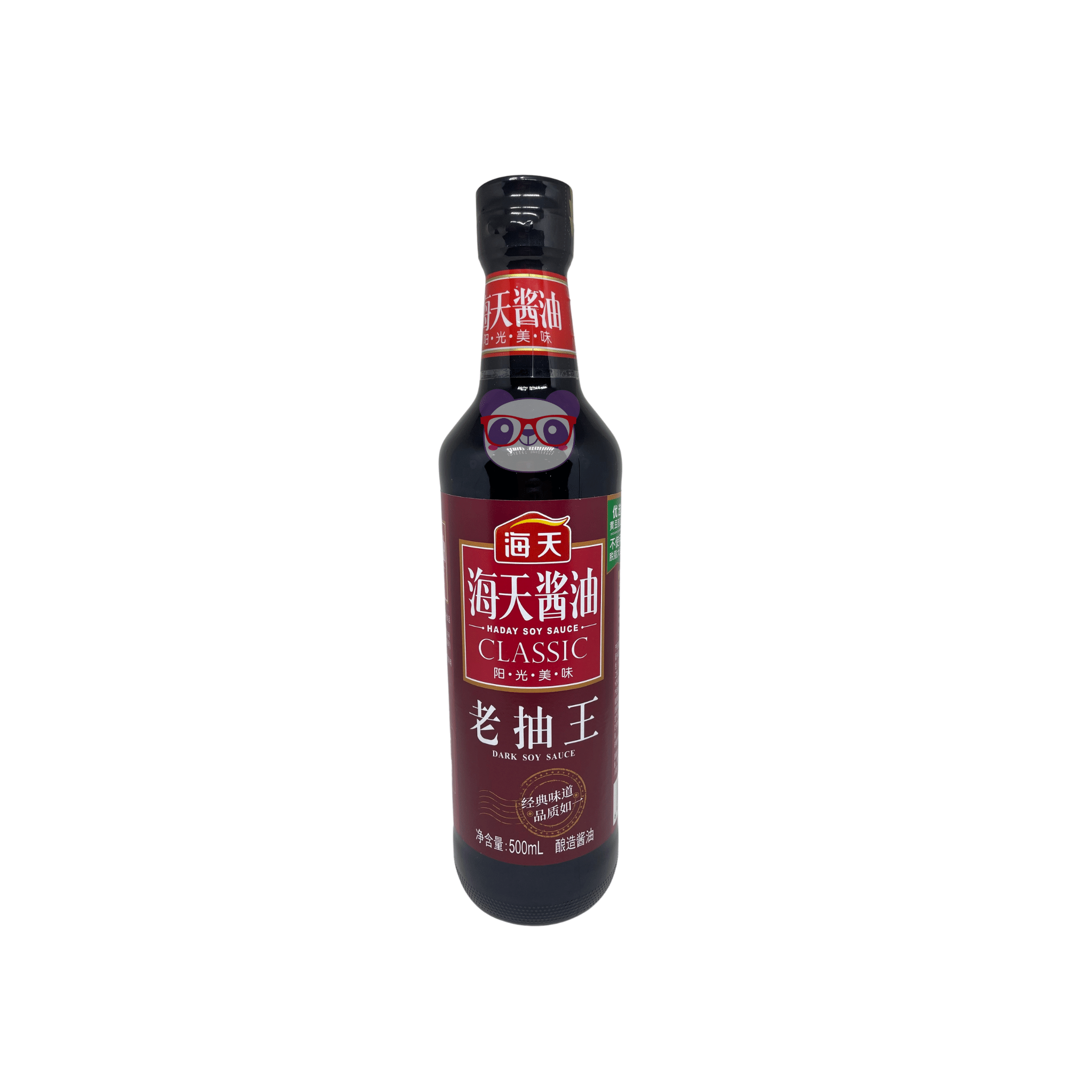 shoyu molho de soja escuro haitian classic 海天酱油 老抽王 garrafa 500ml embalagem frontal