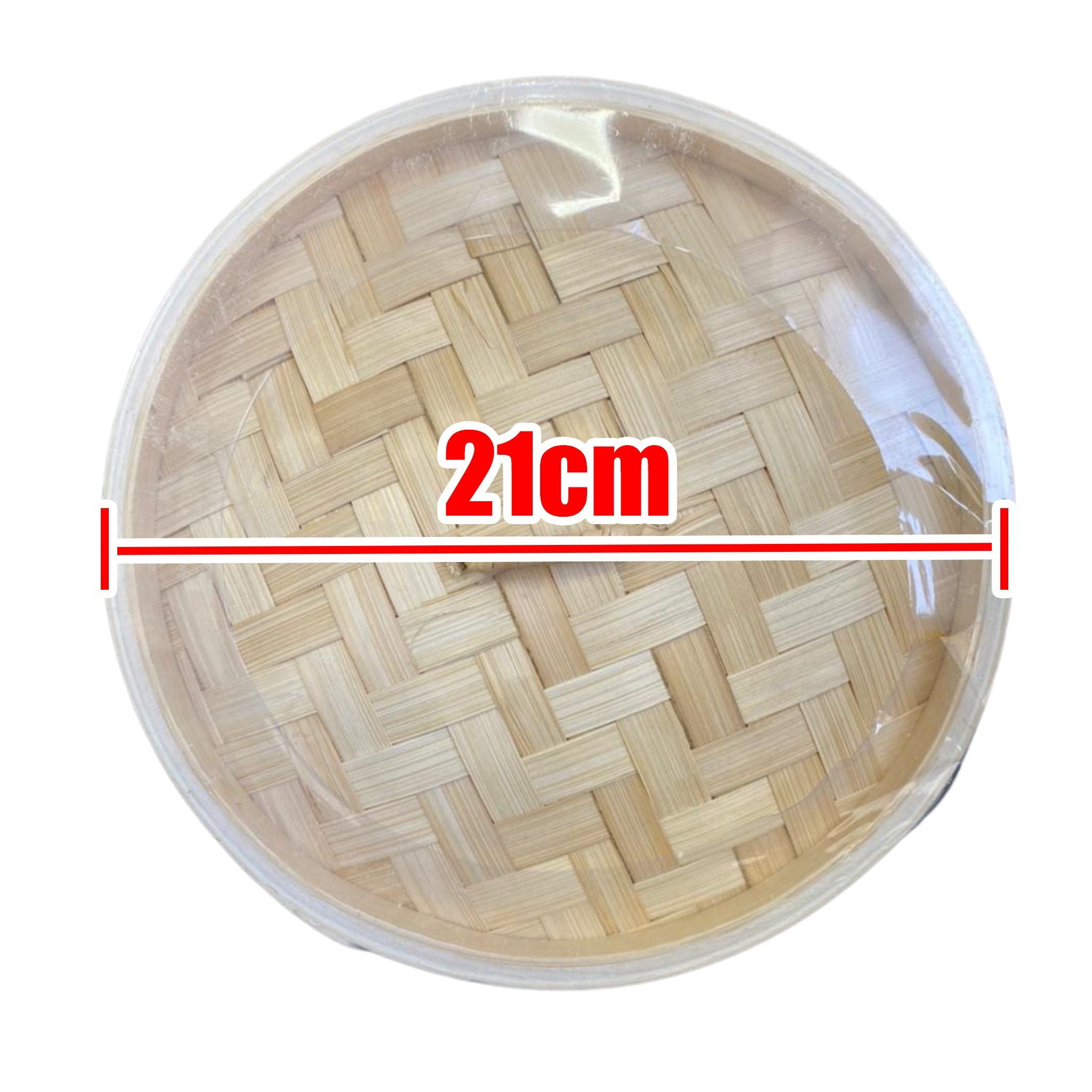 Panela de bambu cozimento a vapor - 21cm