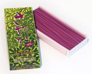 Incenso Senkô Sayaka Roxo 80g - Mei Wei