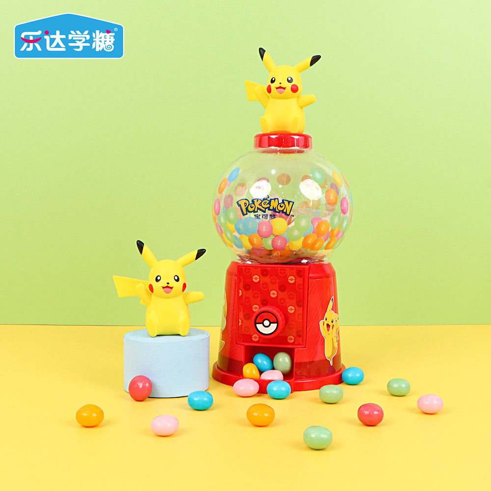 Balas sabor frutas Pokémon com porta balas Pikachu 80g