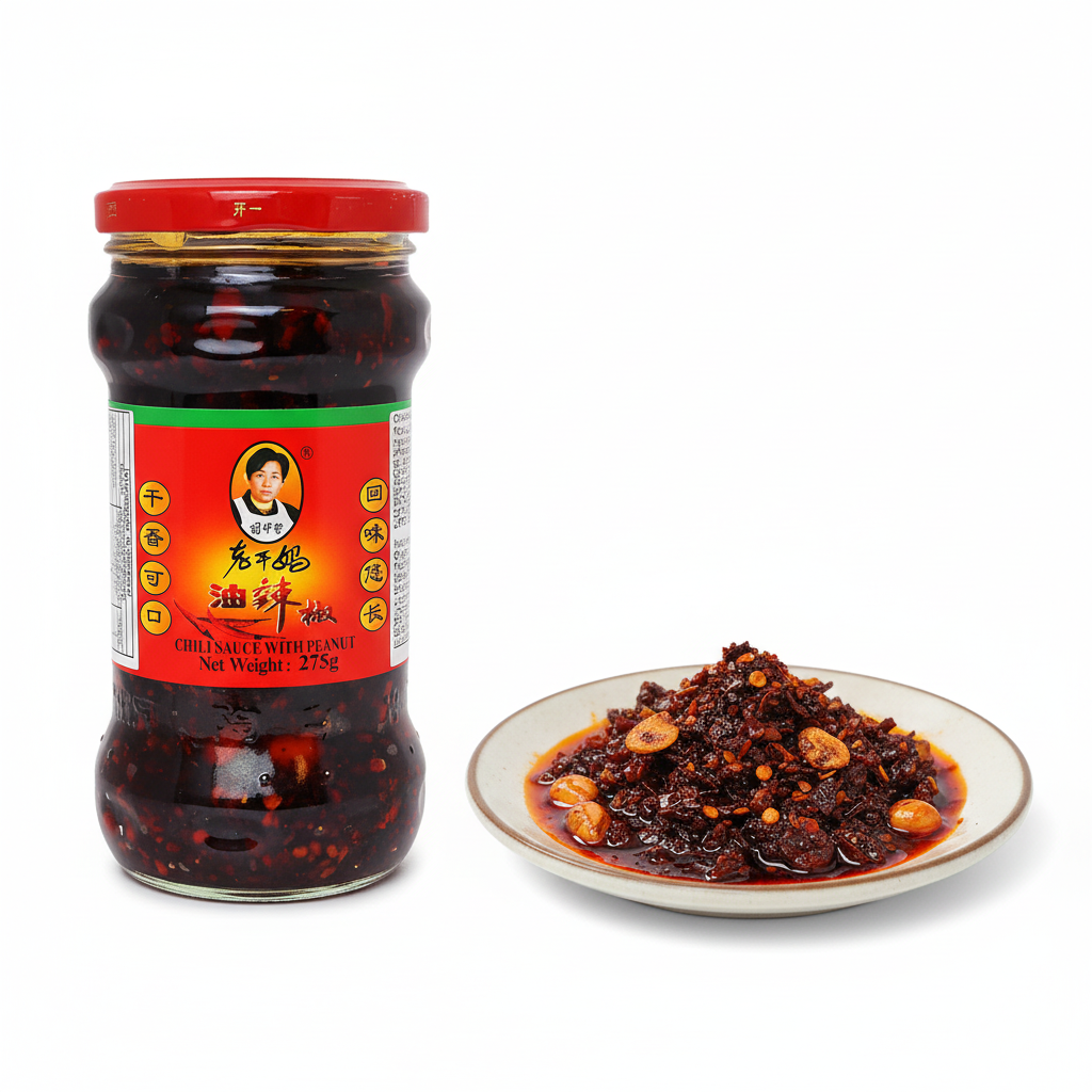 Molho de pimenta (Chilli In Oil 老干妈油辣椒) - Lao Gan Ma 275g