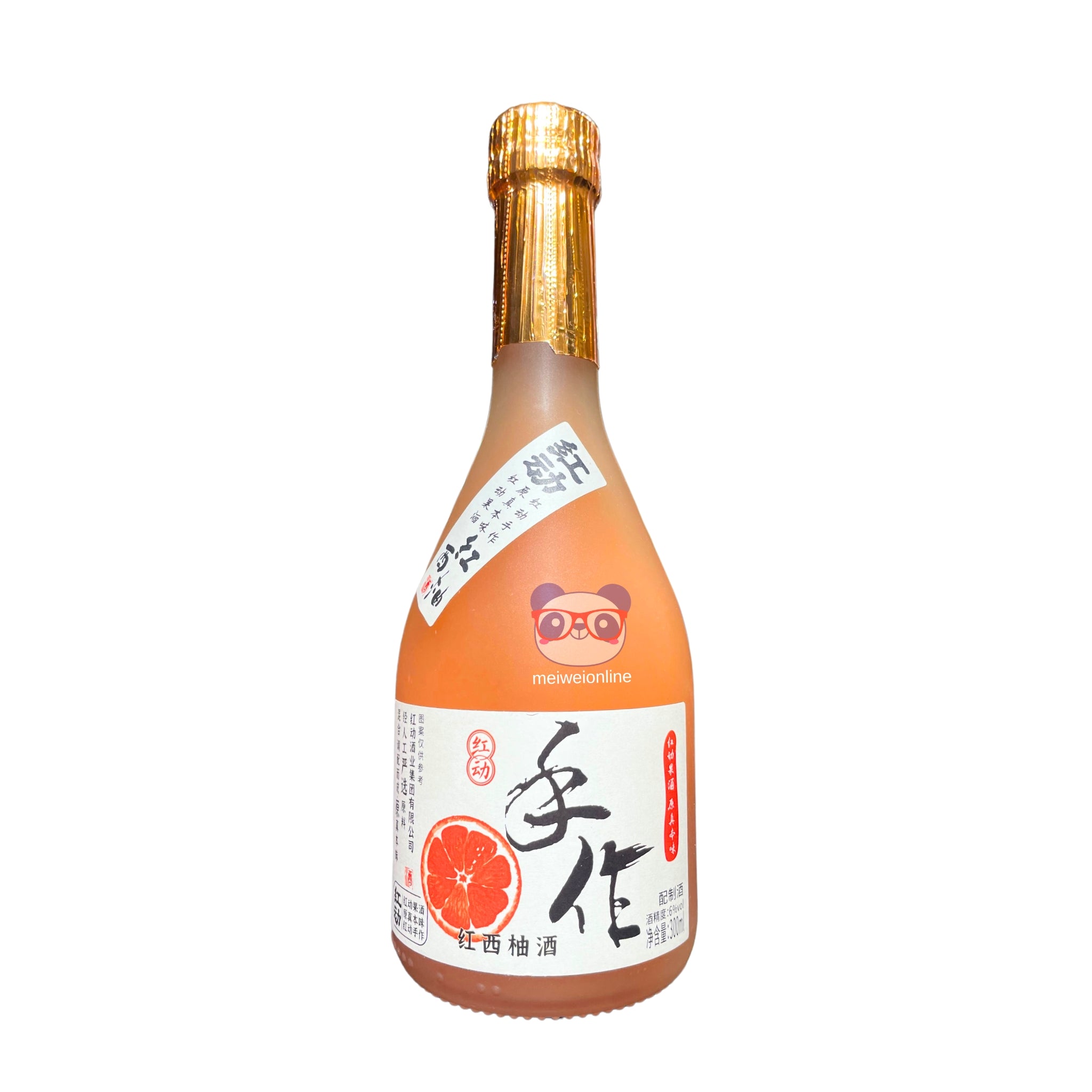 Vinho fermentado de toranja vermelha HongDong Wine 300ml