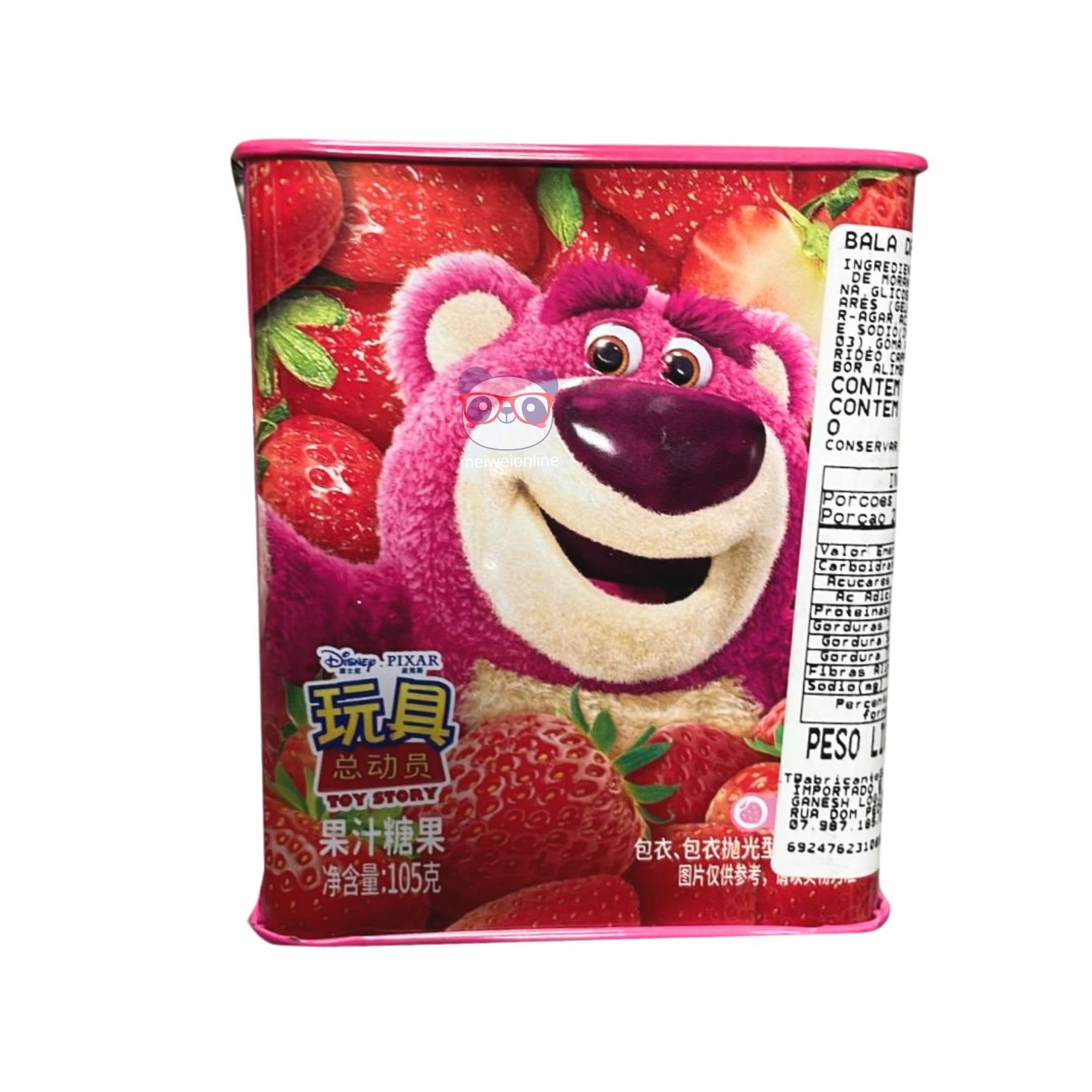 Bala sabor morango Lotso Toy Story 105g