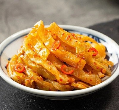Mostarda em conserva apimentada (Zha Cai) - Beidefu 80g