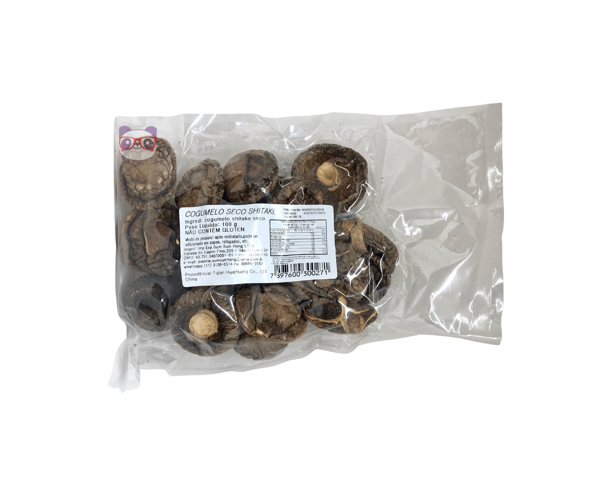 Cogumelo Shiitake Inteiro - Fujian 100g