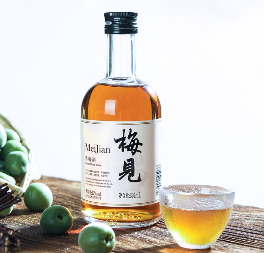 Vinho de ameixa verde 12% - MeiJian 330ml