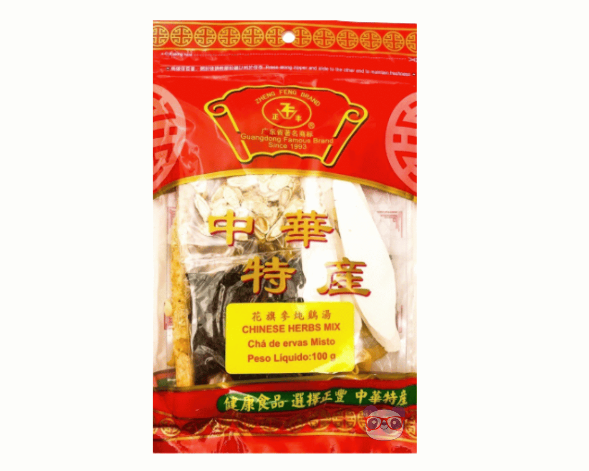Chá de Mix de Ervas Chinesas - Zheng Feng Brand 100g