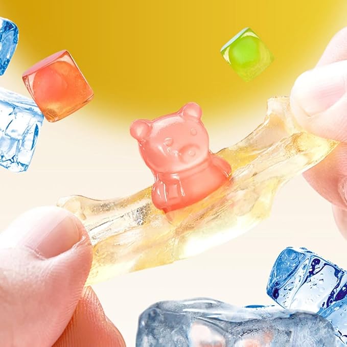 Bala de goma descascável 3D sabor soda de uva, pêssego e limonada - Tala's 60g