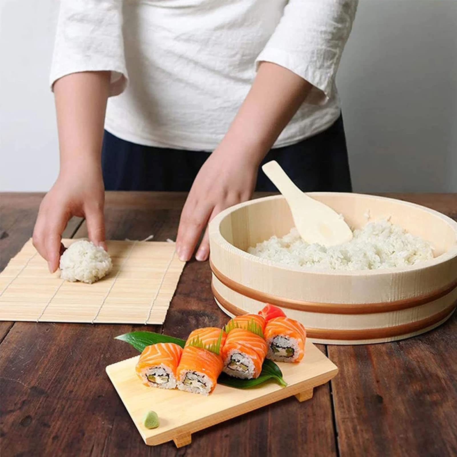 Hangiri/Handai Bandeja de Madeira para arroz - 32cm