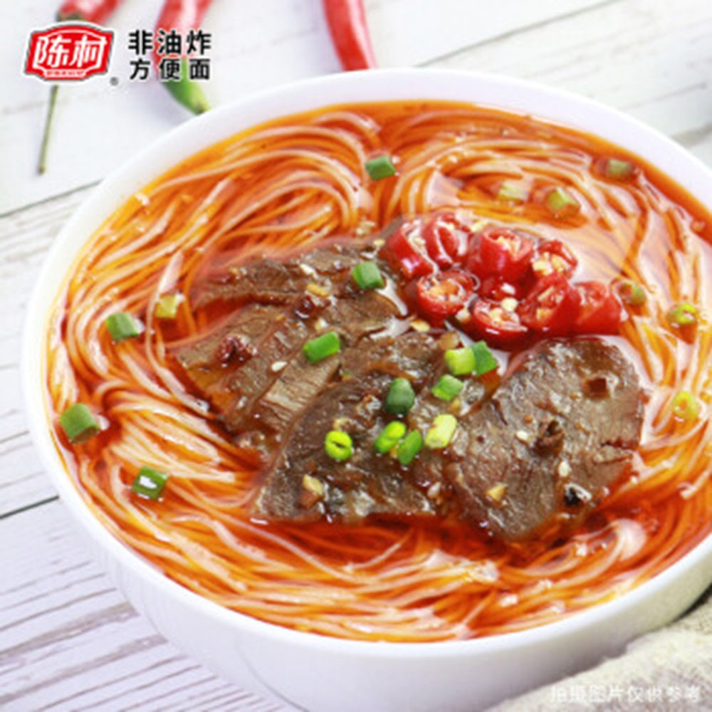 Macarrão de arroz instantâneo sabor carne bovina e pimenta - ChenCun 100g