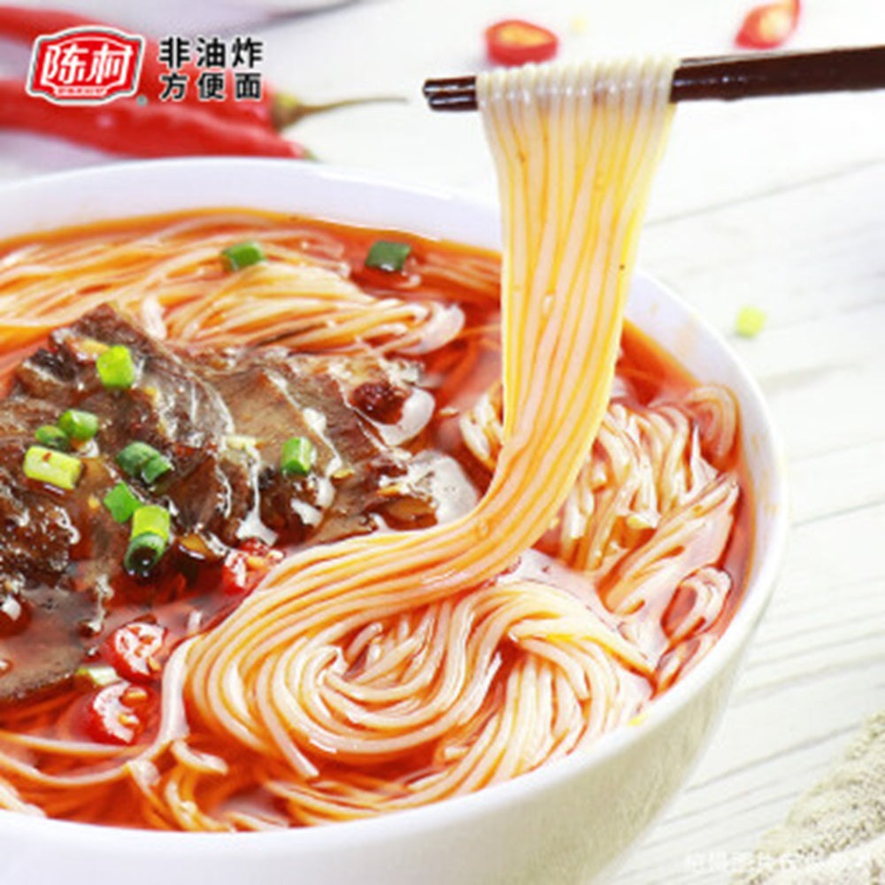 Macarrão de arroz instantâneo sabor carne bovina e pimenta - ChenCun 100g