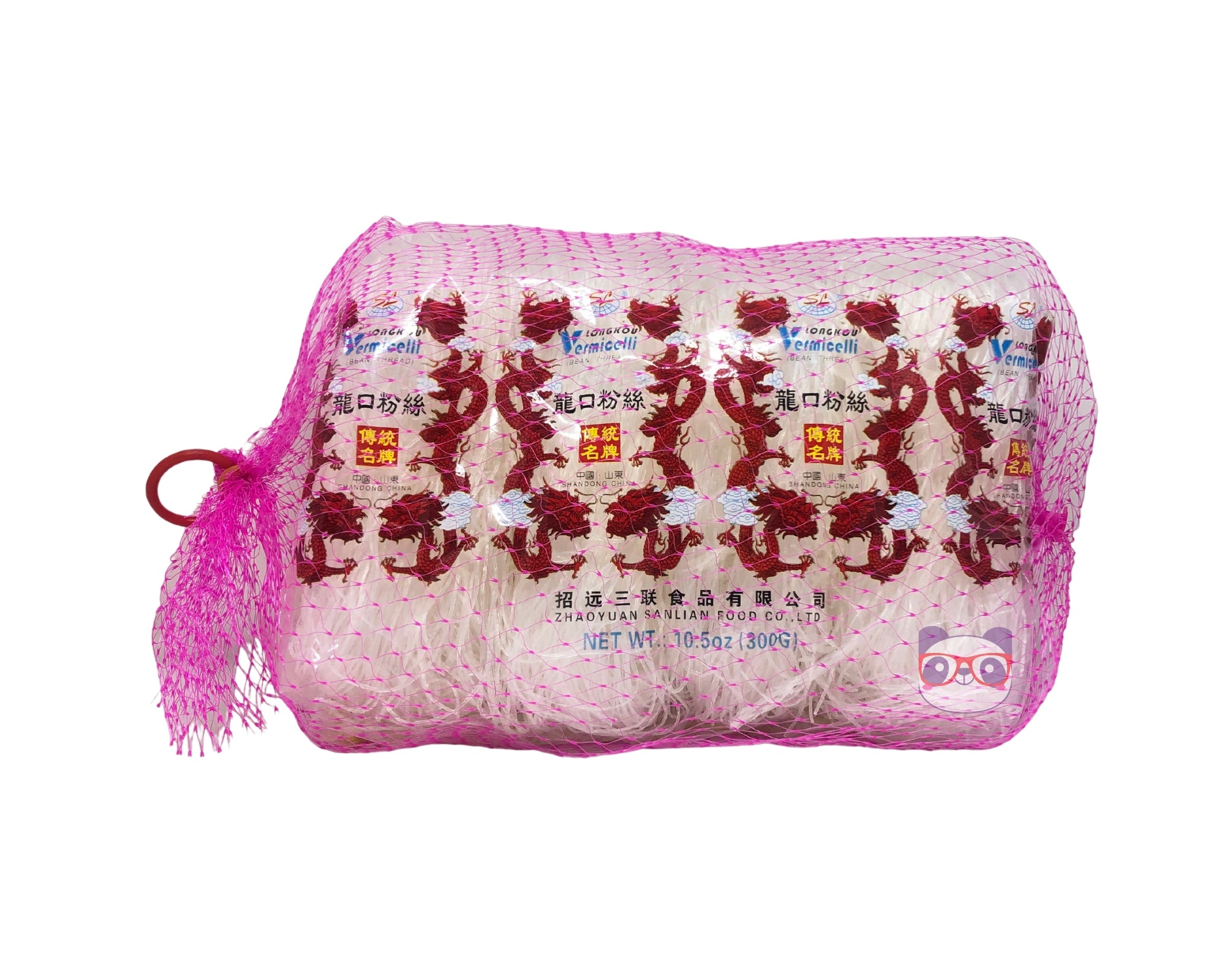 Macarrão De Feijão Harussame Vermicelli (Rosa) - Lungkou - 300g