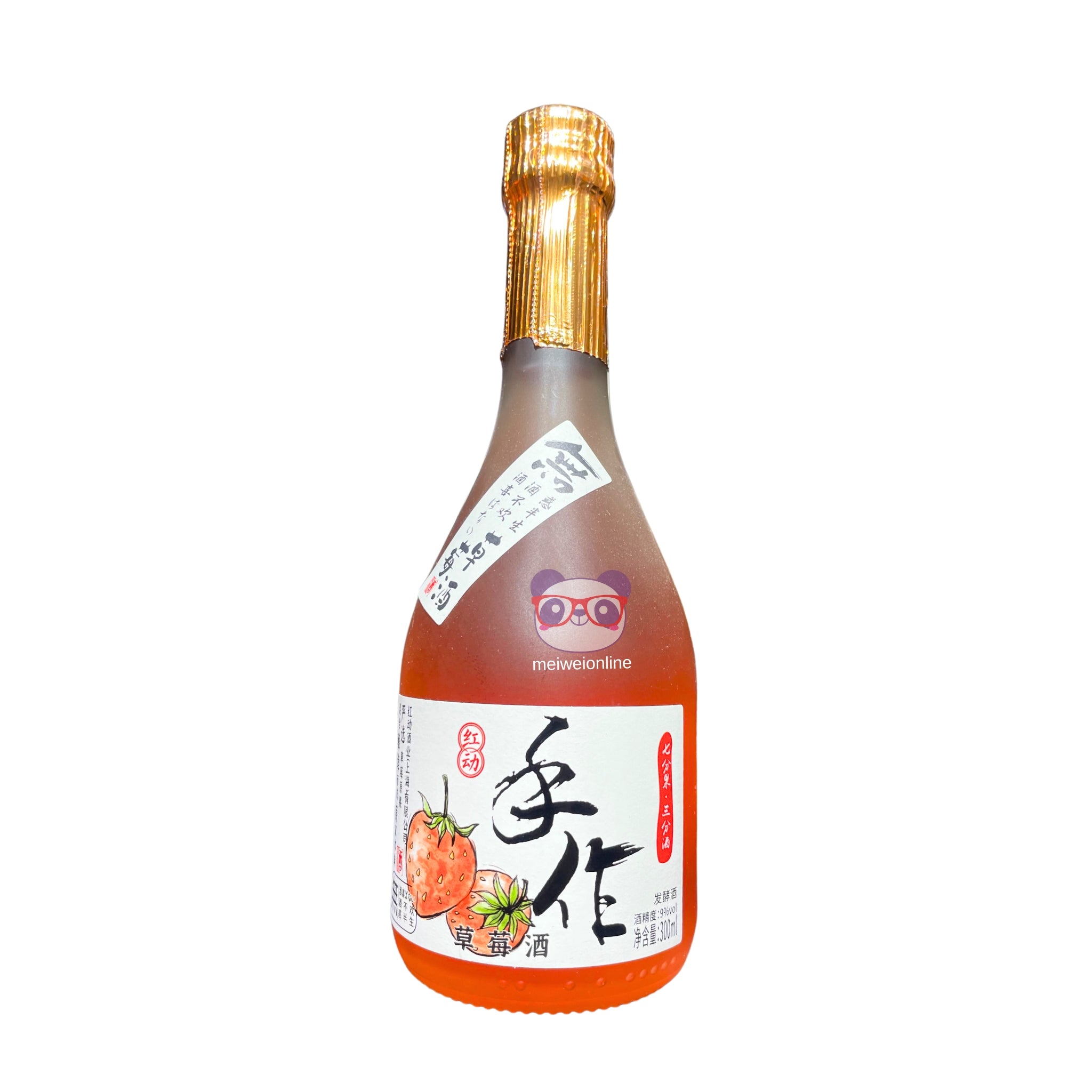 Vinho fermentado de morango HongDong Wine 300ml