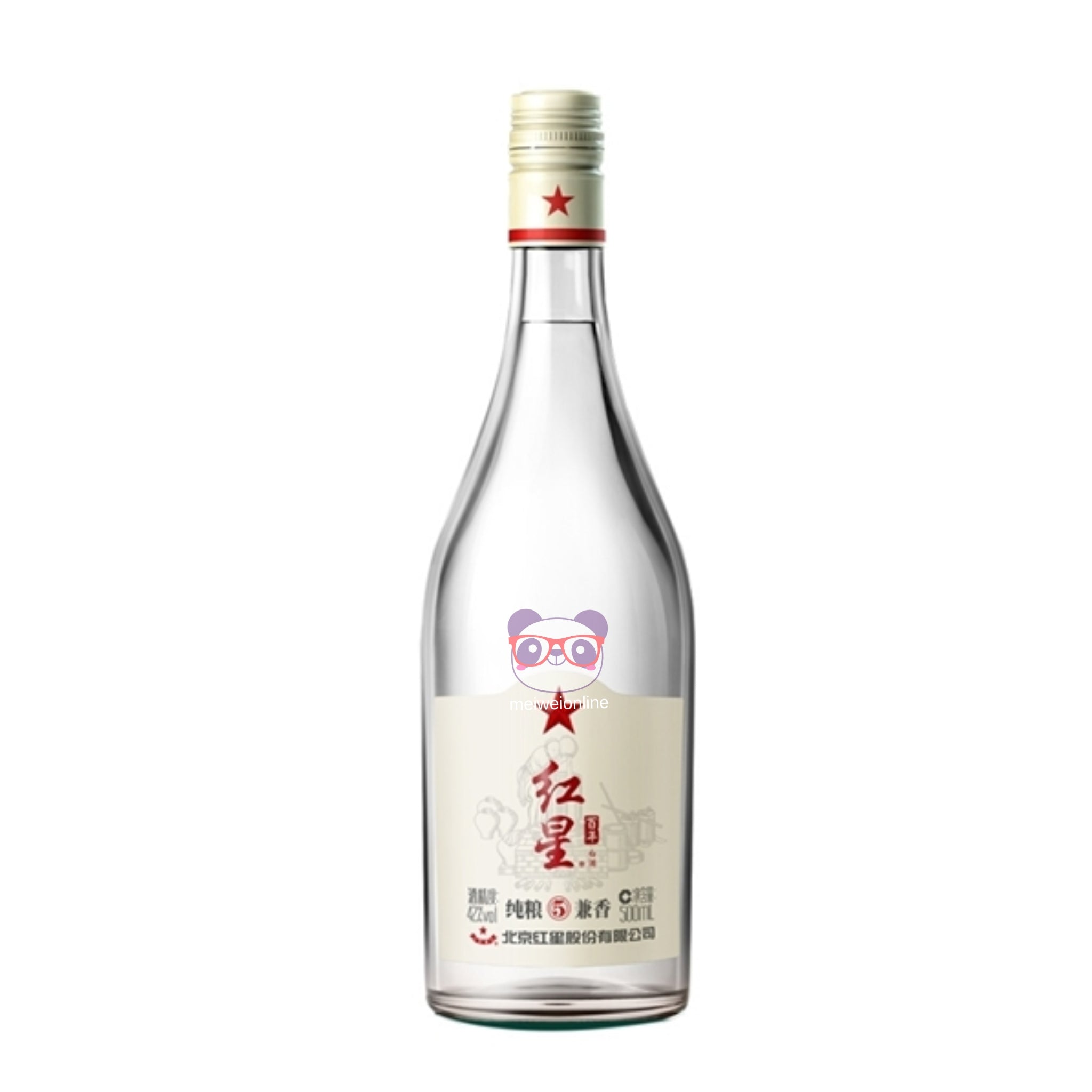 Licor Moutai 42% Beijing Red Star 500ml